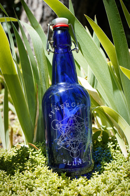 Cobalt Blue Synergistic Wellness Water Bottle 16oz
