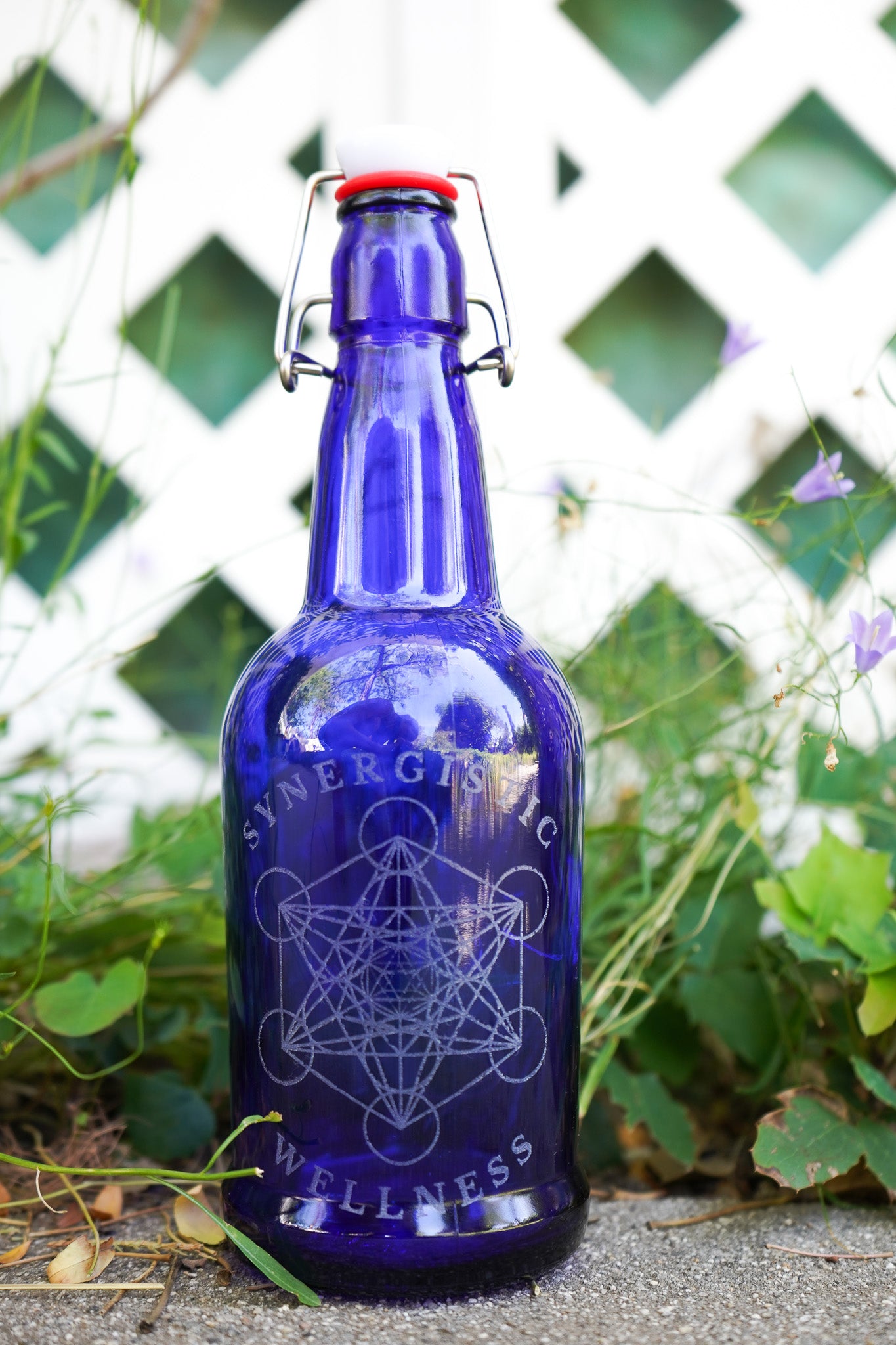 Cobalt Blue Synergistic Wellness Water Bottle 16oz